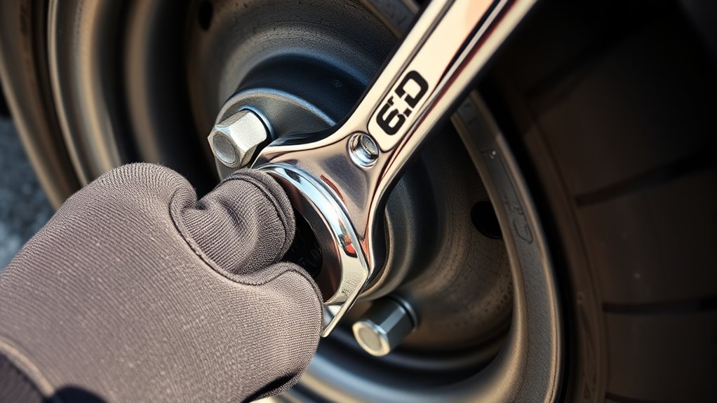 loosen lug nuts first