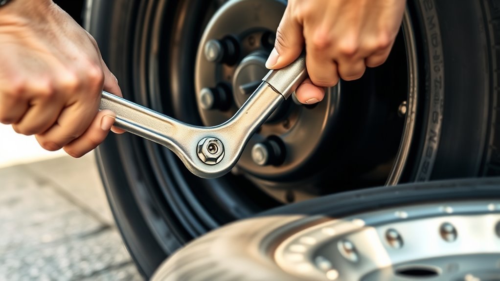 loosen lug nuts safely