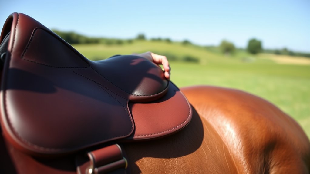 matching saddle features appropriately
