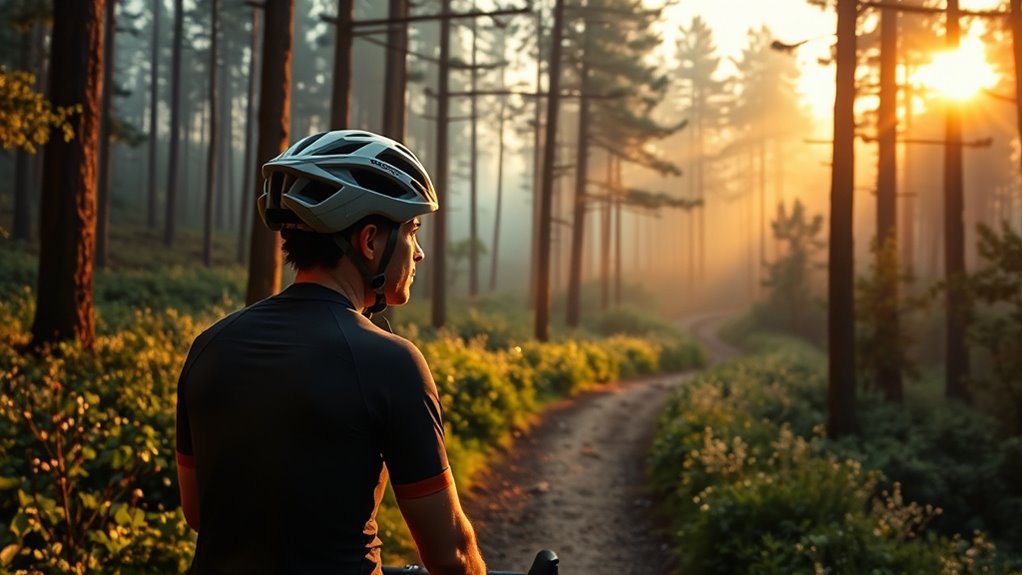 moderate cycling improves sleep