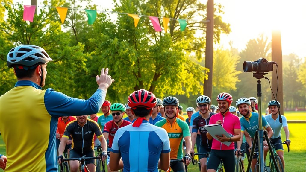 multi channel bike ride promotion