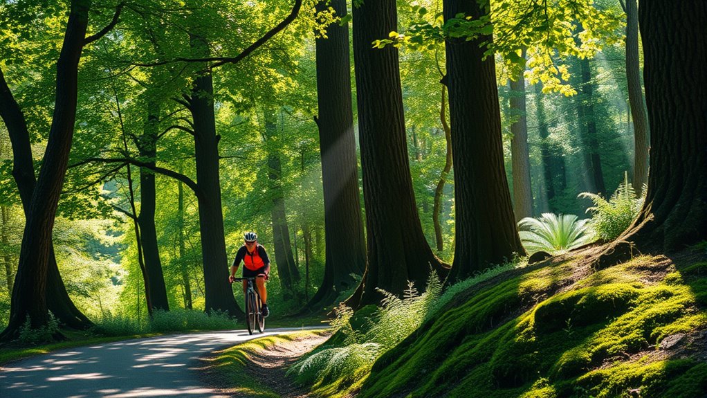 nature heals through outdoor cycling