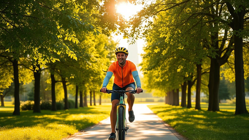 neurochemical boost from cycling
