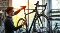 optimized cycling posture