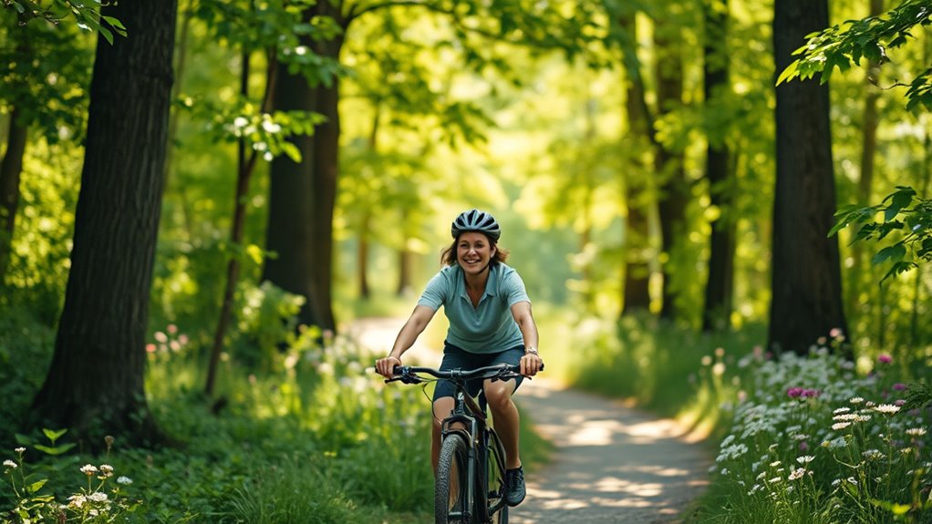 outdoor cycling boosts mood