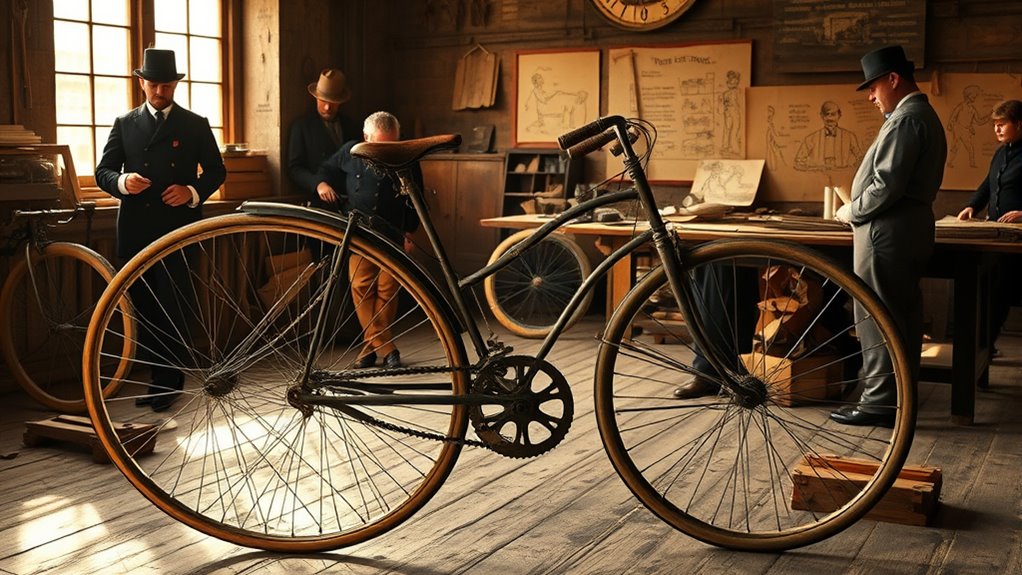 pedal driven velocipede revolution