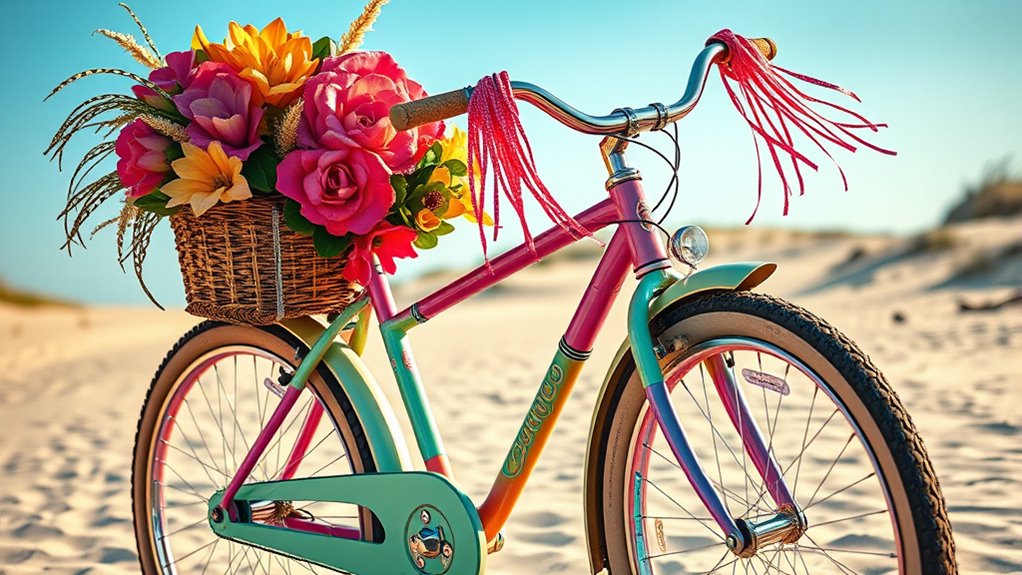 personalized colorful bike accessories