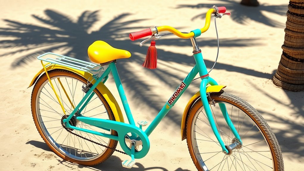 personalized colorful bike design