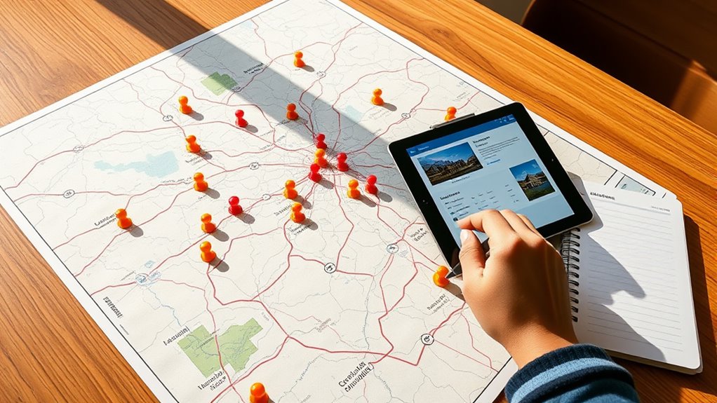 personalized route and stops