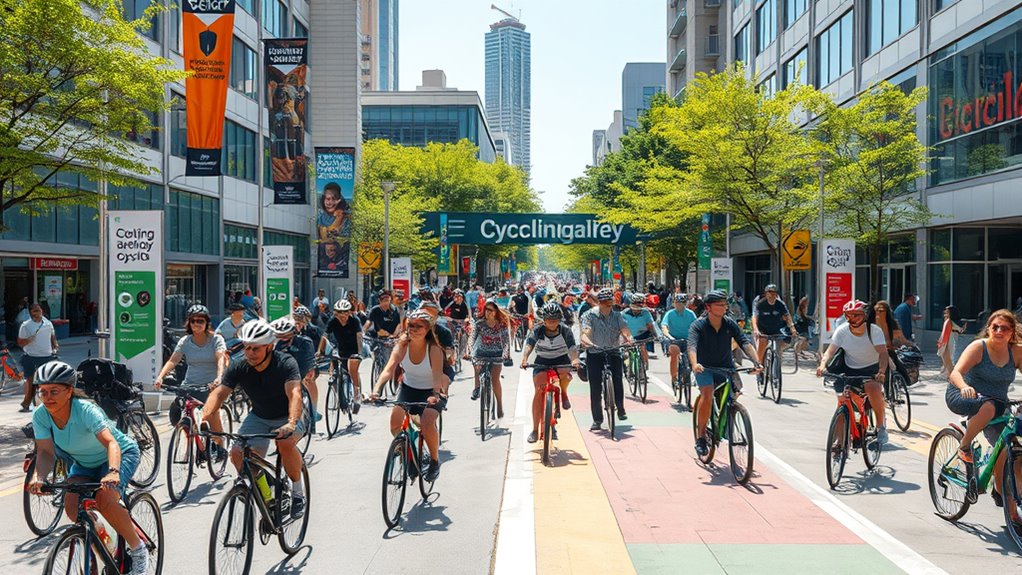 promote cycling through engagement