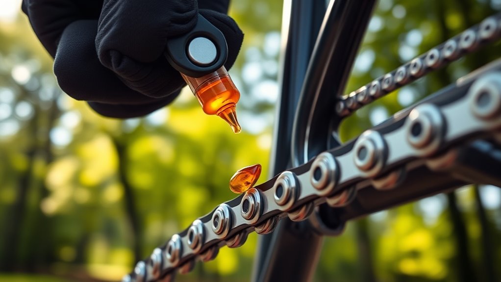 proper chain lubrication technique
