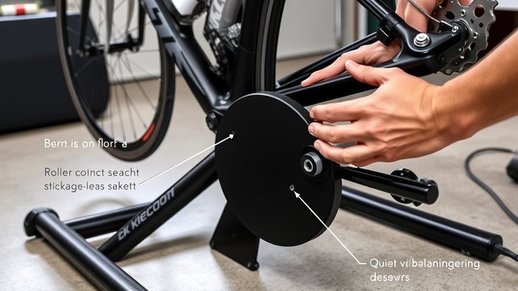 proper mounting for quiet cycling