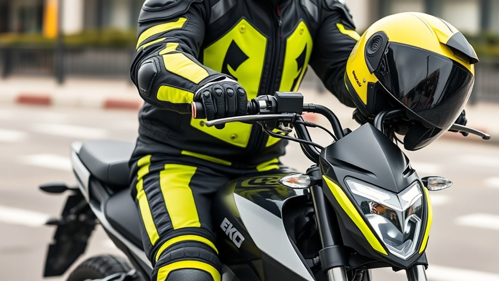 protective high visibility riding gear