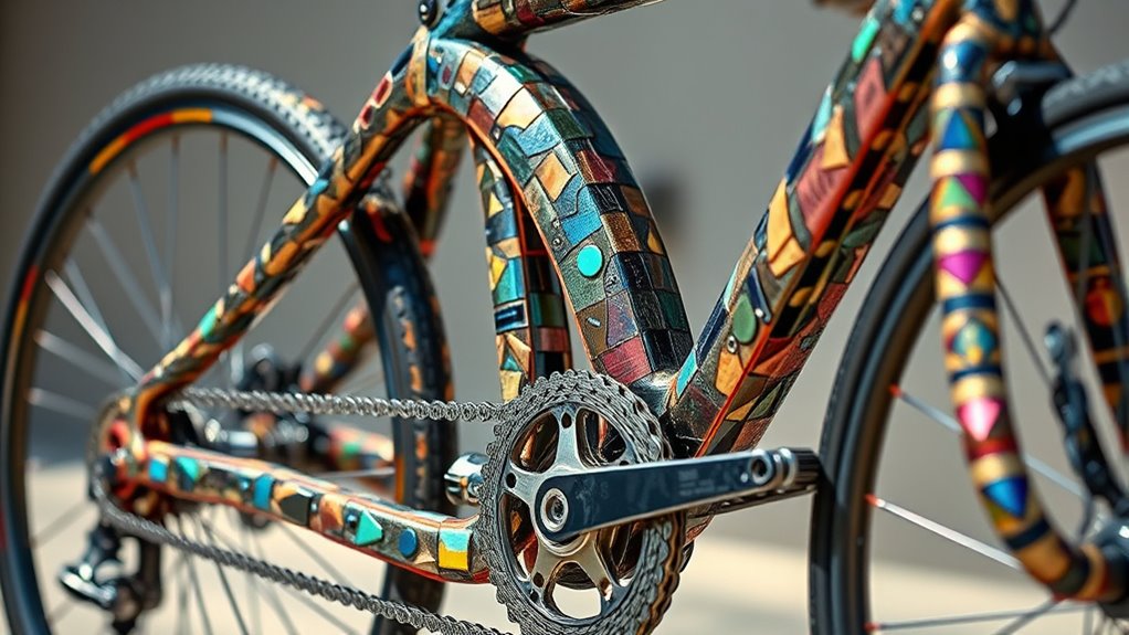 recycled bicycle art innovation