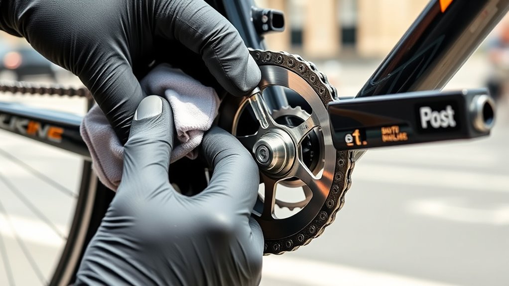 regular cleaning lubrication inspection