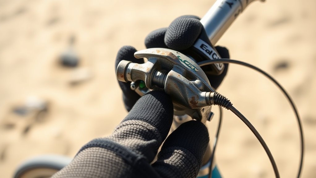 remove brake components carefully