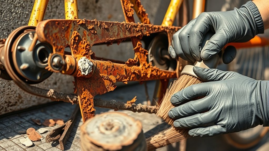 remove rust and paint