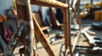 restoring vintage rusted steel