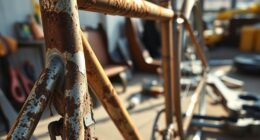 restoring vintage rusted steel