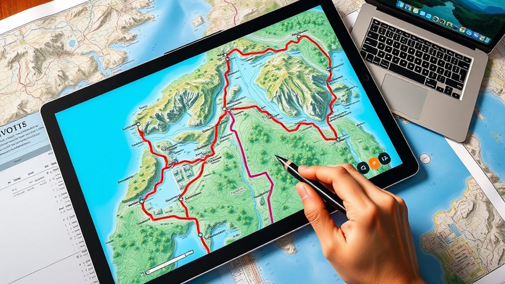 save share export itinerary