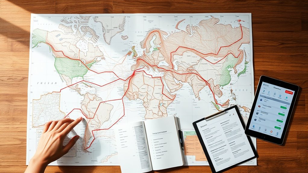 seamless multi day route planning