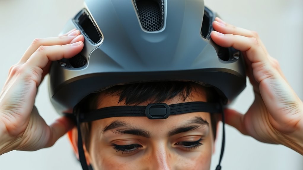secure and adjust straps