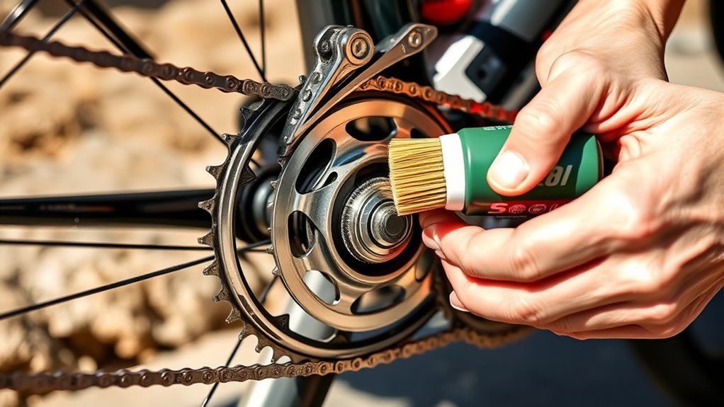 secure bike mid gear shift