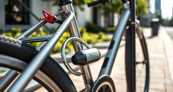 secure bike with stand