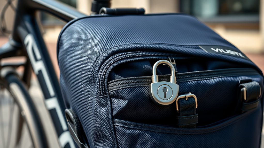 secure lockable compartments keep valuables safe