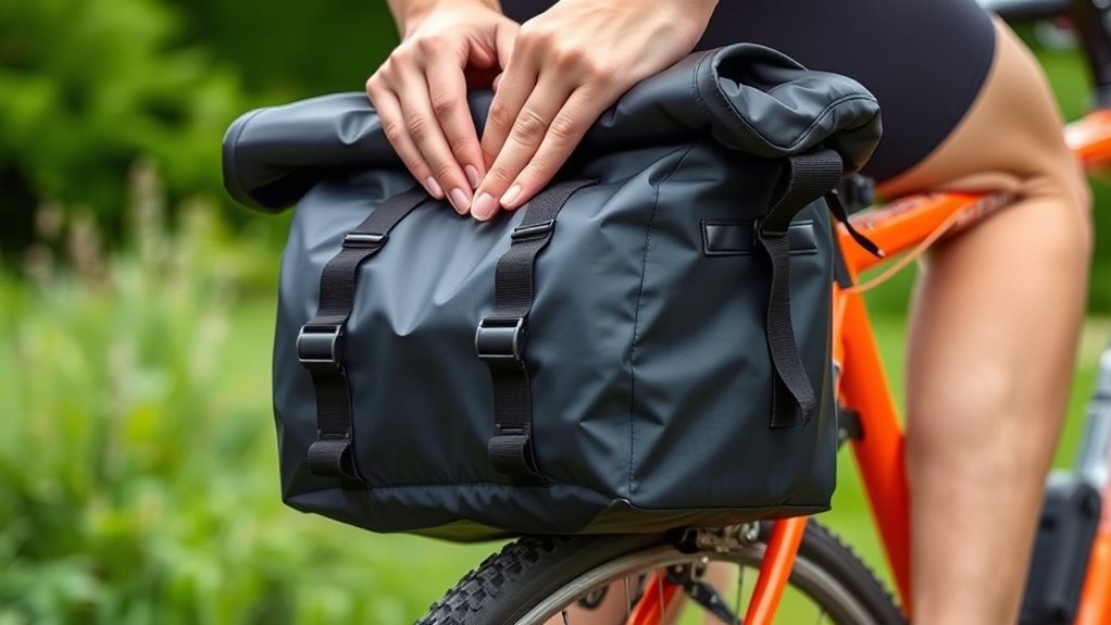 securely attach luggage properly