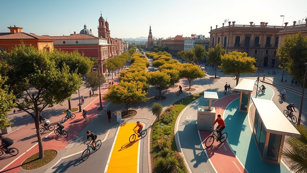 seville cycling network expansion
