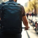 slim cycling commuter backpacks