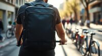 slim cycling commuter backpacks