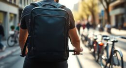 slim cycling commuter backpacks