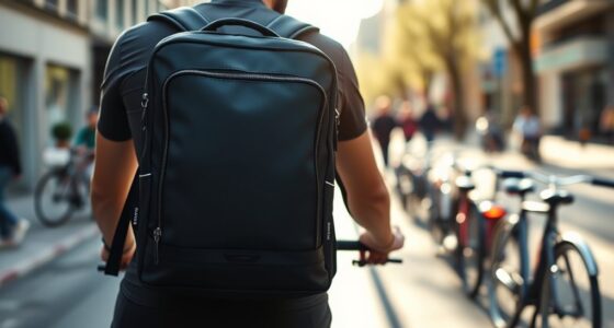 slim cycling commuter backpacks