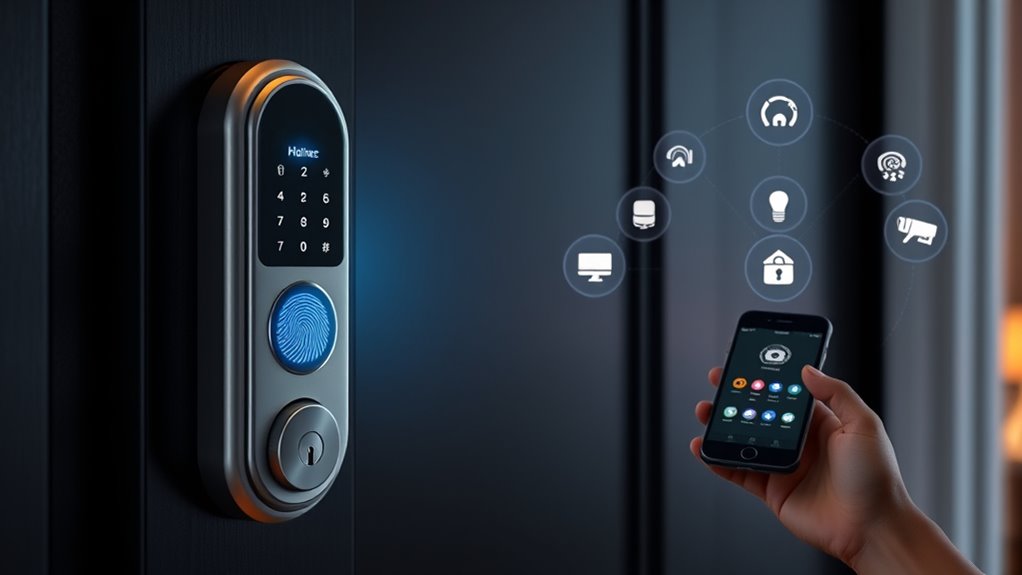 smart locks enhance integrated home security