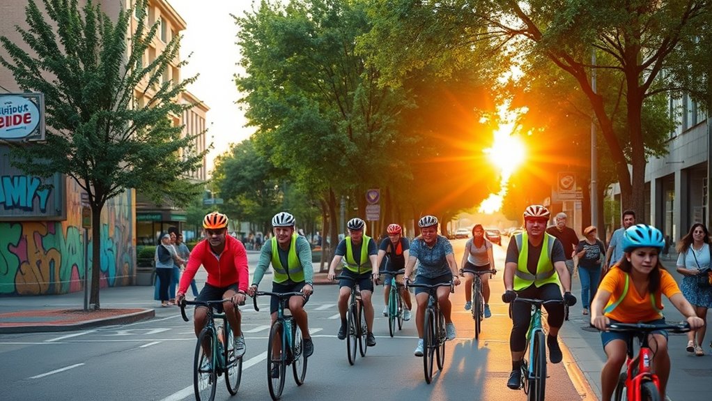 support local cycling initiatives
