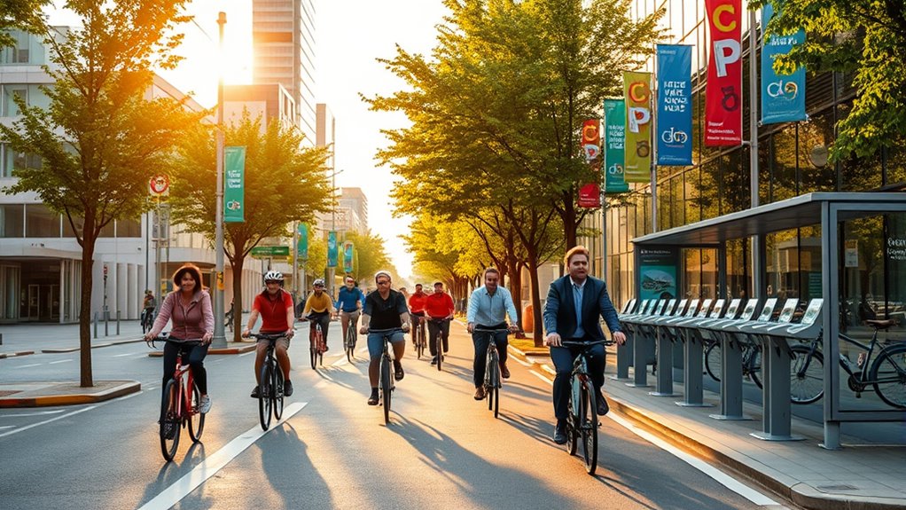 supportive cycling policy development