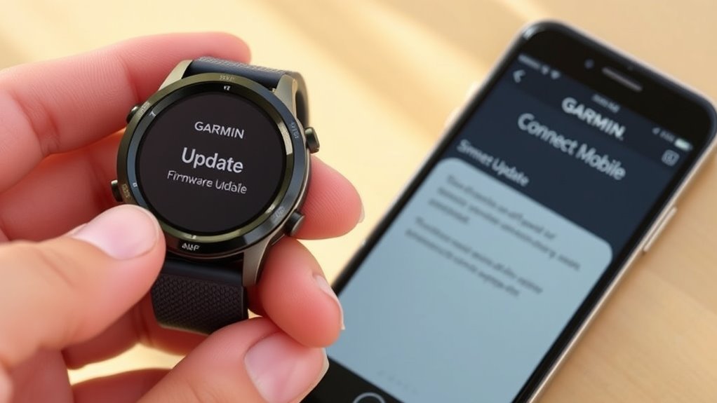 sync and update via app