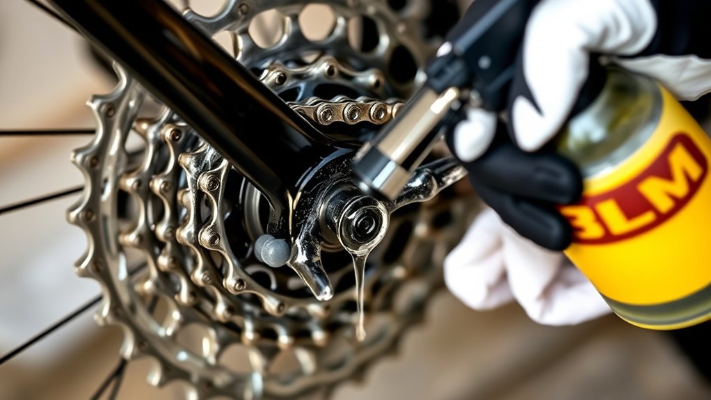 thorough chain cleaning and maintenance