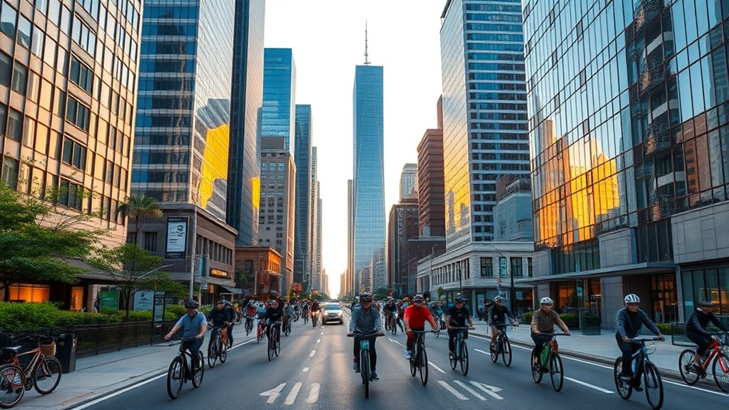 urban biking benefits communities