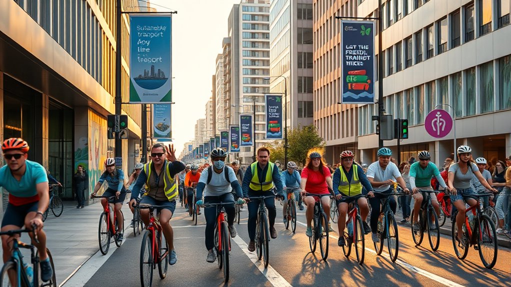 urban cycling campaigns expand infrastructure