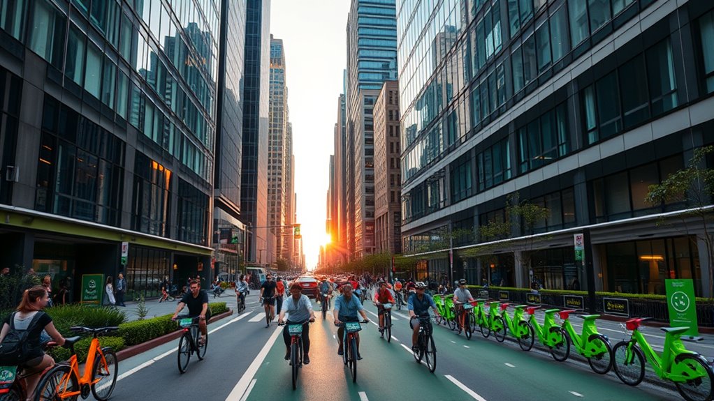 urban cycling influences city planning