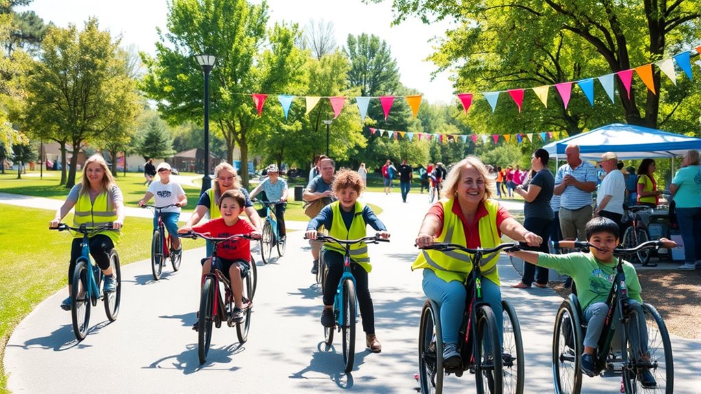 volunteer driven adaptive cycling support
