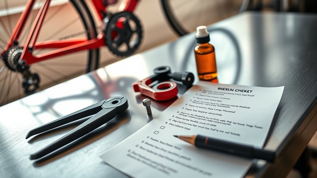 weekly bike maintenance tasks