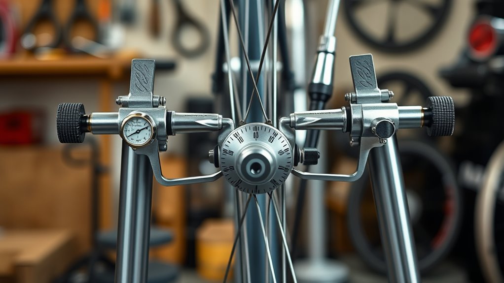 wheel truing stand features