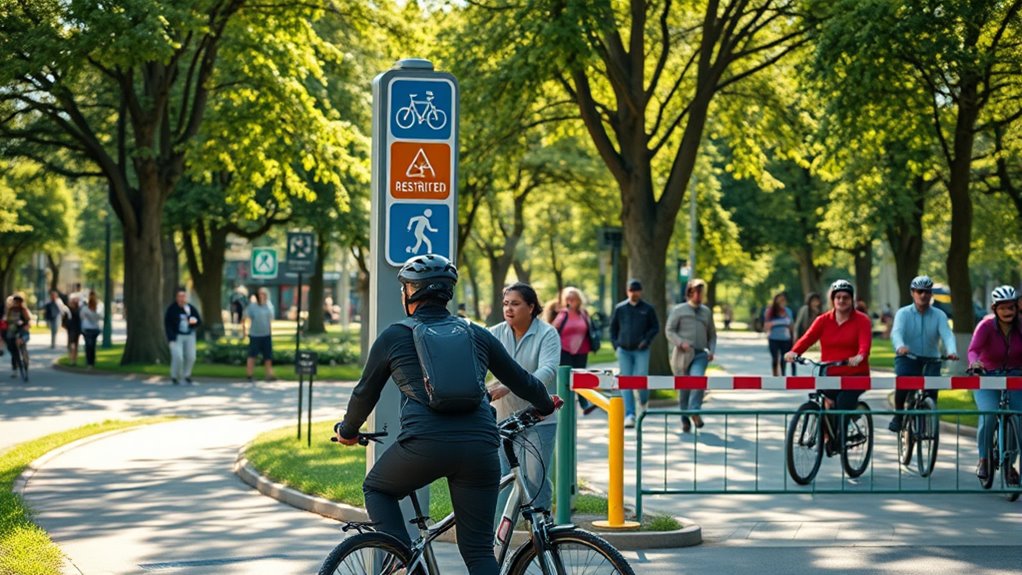 check local riding restrictions