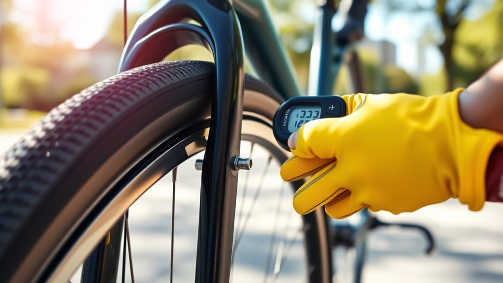 check tire pressure regularly