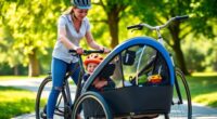 child safety bike trailer tips