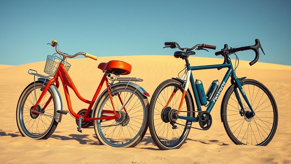 comfortable upright cruiser posture